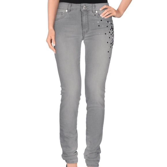 Blugirl Folies Grey Slim Jeans Sz 27 (runs small) - Picture 1 of 16